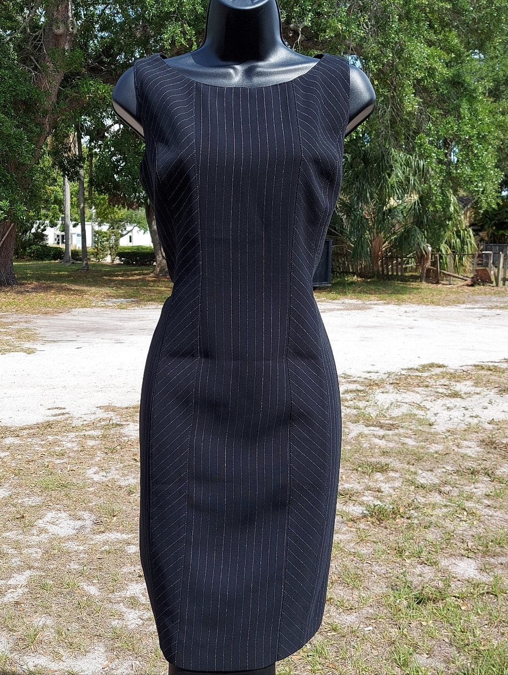Armani Grey women's sheath dress by Armani Collezioni size 10